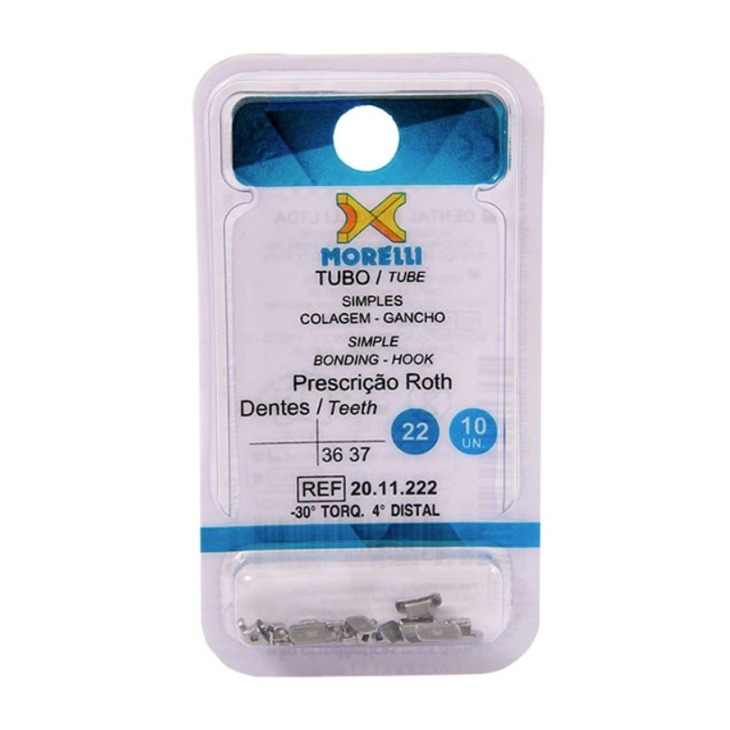 MINI TUBO SIMPLE ROTH P/ PEGAR (2DA MOLAR)