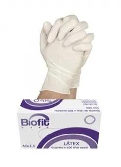 GUANTE LATEX BIOFIT LIFE T:M Cx100u