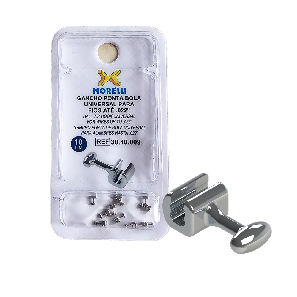 Gancho punta de bola Universal Crimpable (10 Unidades)
